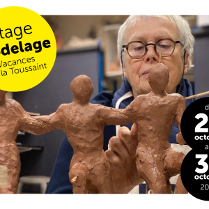 Stage Semaine (Modelage/céramique) Vacances de la Toussaint 2025-2026