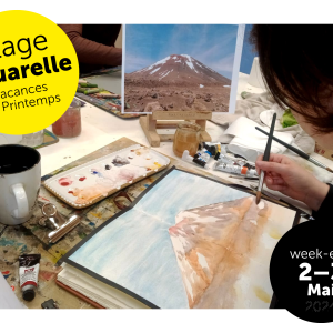 Stage Week-end Aquarelle, Vacances de Printemps, 2025-2026