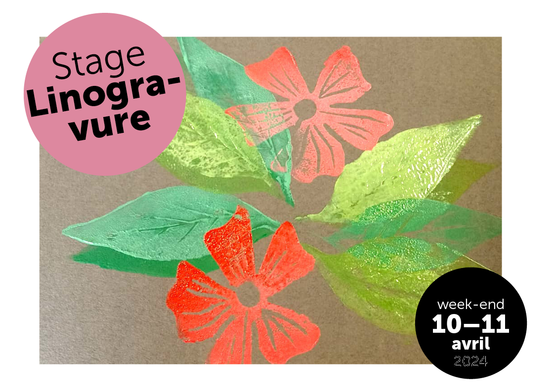 Stage Week-end Linogravure, Vacances de Printemps, 2026-2027